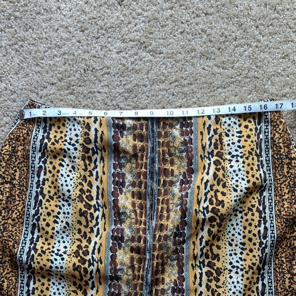 Vintage Animal Print Women's Skirt - Picture 6 of 7